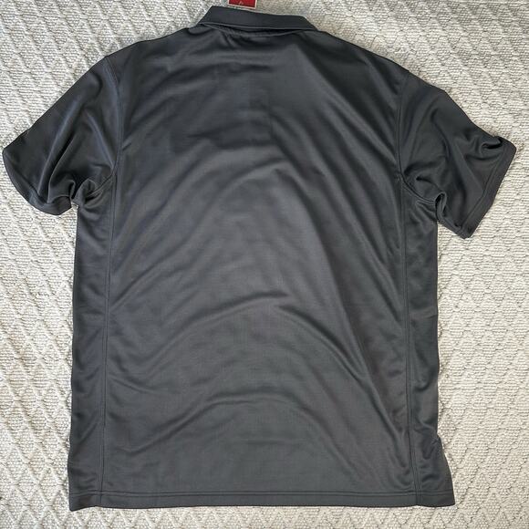 Clique ACC Performance Polo Shirt XL Gray Embroidered Dri-Fit NWT - Picture 4 of 7